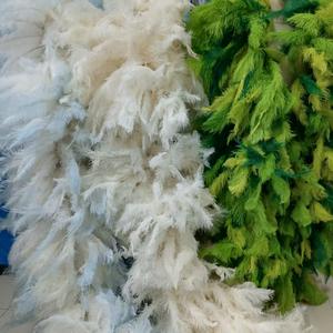 Magnifique guirlande de plumes d'autruche épaisses et moelleuses, teintes, de 3,5 mètres, pour spectacle de carnaval, fête dansante, costume - Product Image 4