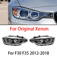 Phares LED pour BMW Série 3 F30 F35 2012-2019, Feux de Jour DRL Angel Eye Accessoires Automobiles 2 PIÈCES