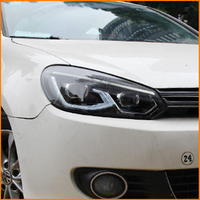 Pour VW Golf 6 MK6 5k1, ensemble de phares LED, style MK8, lentille de projecteur double Bi-LED, clignotant séquentiel, DRL, plug and play, 2009-2012