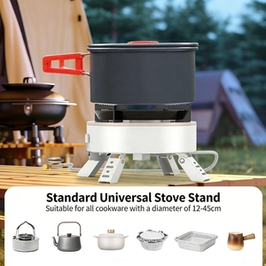 Estufa de Gas Portátil Tipo Split para Acampar al Aire Libre, Plegable, Resistente al Viento, de Metal, de Una Pieza, para <span class=keywords><strong>Isobutano</strong></span>/Butano/Propano, para Todas las Estaciones - Product Image 5