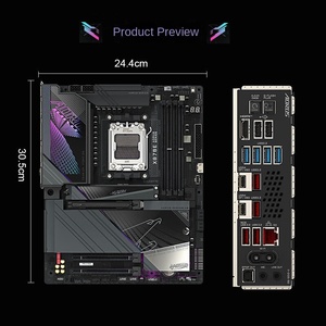 X870E <span class=keywords><strong>AORUS</strong></span> para placa base MASTER compatible con <span class=keywords><strong>AM5</strong></span> 9000 CPU DDR enfriador de ventilador de memoria de video para uso de estación de trabajo - Product Image 3