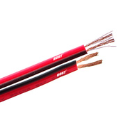 Kabel Speaker Paralel PVC UL2468 2C 18AWG Merah Hitam