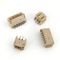Connecteur de carte vers câble à angle droit en laiton, pas de 2,0 mm, courant 2A, 7P (2-16 broches), simple rangée, anti-erreur, pour SMT