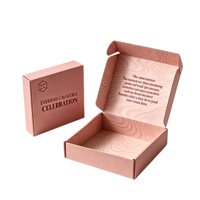 Boîtes d'expédition pliables en carton ondulé écologiques et recyclables personnalisées, impression de logo haut de gamme pour accessoires capillaires, foulards en soie, chaussettes