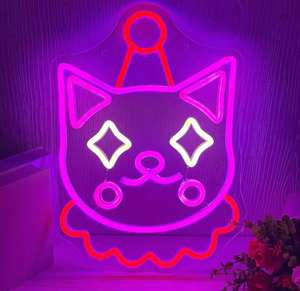 Lumière néon personnalisée, enseigne LED, lumière nocturne artistique en ABS pour la décoration de la maison, du bureau ou de la boutique, alimentation CC - Product Image 4