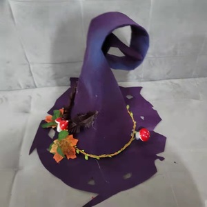 สถานีอิสระ ผู้ผลิตหมวกแม่มดเวทมนตร์สีดำสำหรับฮาโลวีนรุ่นใหม่ พร้อมส่ง - Product Image 4