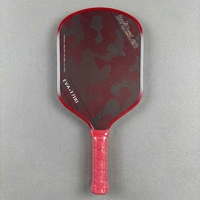 Raquette de pickleball pour enfants avec logo personnalisé, légère, manche court, fibre de carbone, bord en mousse F Safe, ensemble d'entraînement pour jeunes et écoles