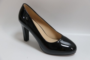 Zapatos <span class=keywords><strong>de</strong></span> Trabajo Profesionales para Mujer, Negros, Punta Redonda, Tacones Altos, Etiqueta <span class=keywords><strong>de</strong></span> <span class=keywords><strong>Azafata</strong></span>, Zapatos <span class=keywords><strong>de</strong></span> Cuero Formales para Viajar - Product Image 3