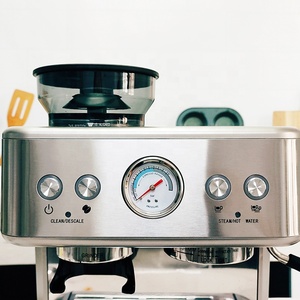 Machine à café expresso avec moulin à café 20 vitesses, 15 bars, capacité 250 g de grains de café, en acier inoxydable, réservoir d'eau 2,6 L, tête de brassage 58 mm, porte-filtre - Product Image 3