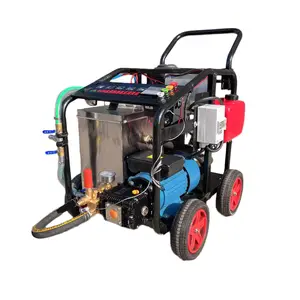 150 bar Mobile Diesel High Pressure Washing Machine with Hot Water for Home Use