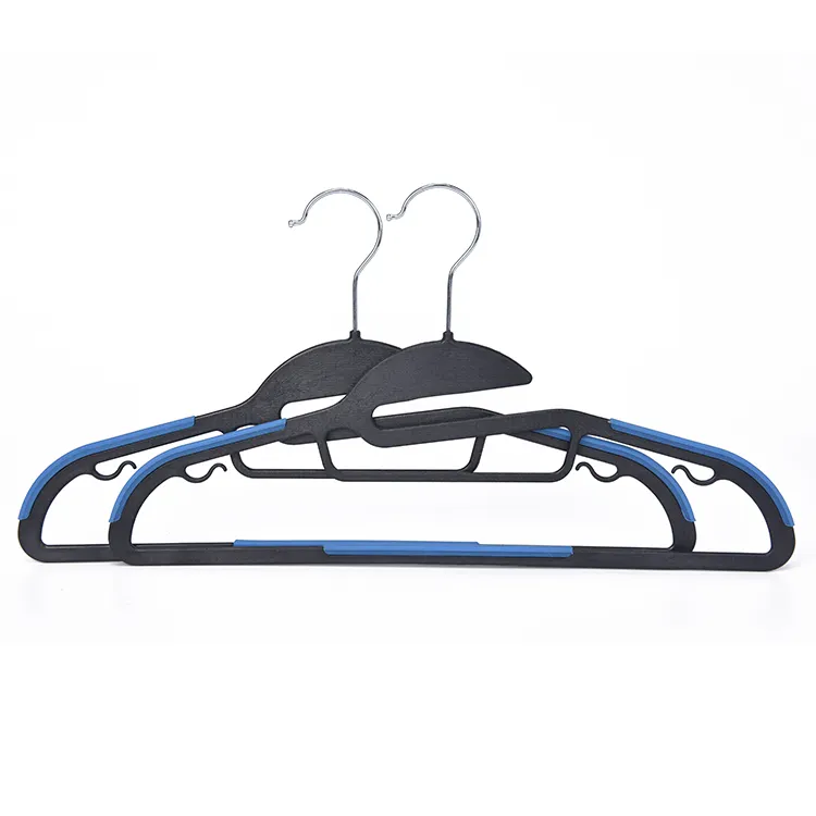 High quality non slip recycled plastic coated wire clothes hangers