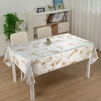Nappe de table solide en plastique RNPT Platinum Luxury Silver White imprimée avec logo, rouleau de nappe facile à nettoyer