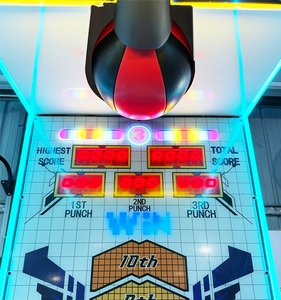 Machine <span class=keywords><strong>de</strong></span> boxe à monnayeur avec distribution <span class=keywords><strong>de</strong></span> prix et tickets, machine <span class=keywords><strong>de</strong></span> jeu d'arcade commerciale Punch Force pour centre <span class=keywords><strong>de</strong></span> jeux et bar - Product Image 6