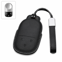 Pour Rox 01 – Housse de protection en cuir pour clé de voiture, accessoire de modification pour télécommande automobile, étui de protection pour clé