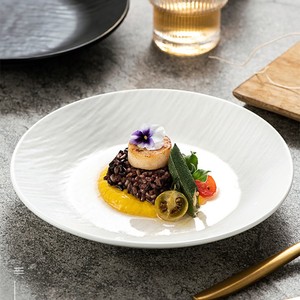 Resistente ristorante in gres ceramica stoviglie piatti per cena Set glassa lavastoviglie piatto pranzo - Product Image 1