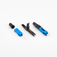 Conector Rápido de Fibra Óptica Aoptke SC APC Modelo W01/W02 para Terminación de Campo de Cable de Fibra Óptica FTTH