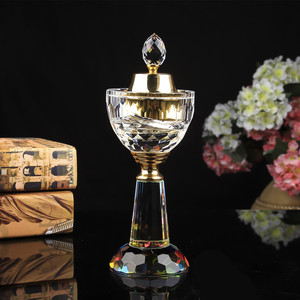 Bakhoor K9 in Cristallo Lucido Trasparente all'Ingrosso, Tendenza Moda per Decorazione Casa, Stile Medio Orientale, Forma Personalizzata, Marca Jingpai - Product Image 1