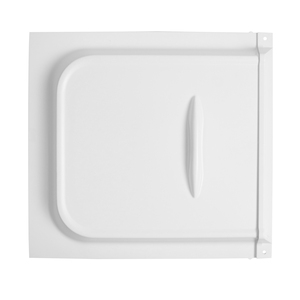 Panneau coulissant universel pour porte de camping-car, en plastique blanc, pour camping-car, caravane, avec butée de glissement, installation facile - Product Image 1