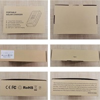 Vente en gros usine Modèle exclusif Panneau solaire extérieur Taiyang en plastique avec charge rapide par câble intégré, batterie externe 30000 mAh