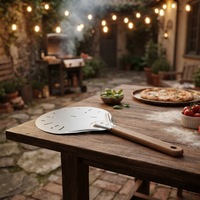 Pelle à pizza antiadhésive, accessoires pour pelle à pizza, outil de cuisson pour une seule plaque, petite pelle à pizza