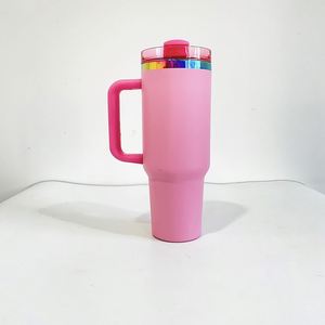 Botella de Agua Deportiva para Exteriores, Libre de BPA, de Acero Inoxidable con Recubrimiento Arcoíris, 40 oz, Lista para Enviar - Product Image 2
