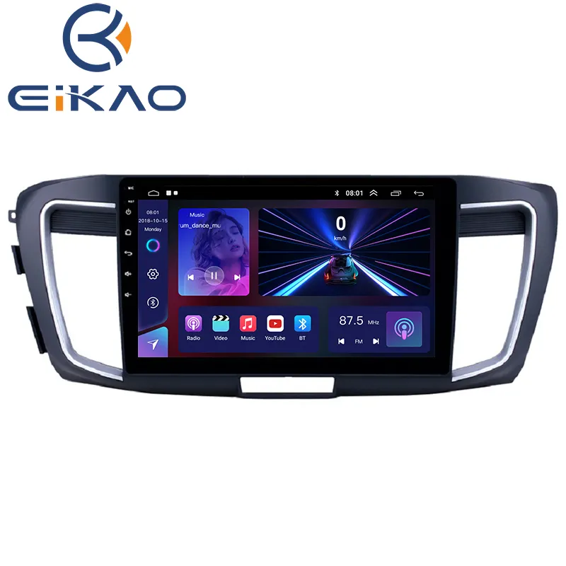 Autoradio Android pour Honda Accord 9 2.0T 2.4T 2013 2014 2015 2016 2017 Lecteur vidéo multimédia Navigation GPS stéréo