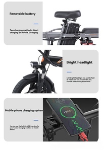 Bicicleta Eléctrica <span class=keywords><strong>de</strong></span> Carretera, la Más Económica, con GPS Avanzado, Inteligente, con Bluetooth, para Golf Acuático, para 2 Adultos, Tipo Taxi, con Correa - Product Image 6