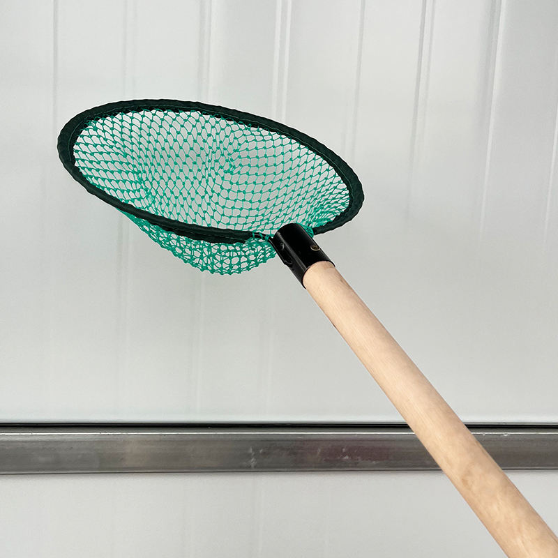 Wooden handle 50cmnet head 25cm diameter-round head