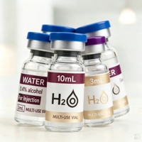 21. Autocollant personnalisé pour flacon de peptides de recherche, en vinyle résistant au froid, pour flacon en verre de 10 ml, usage de recherche uniquement