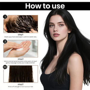 Traitement nourrissant pour cheveux à l'huile d'avocat et d'argan naturelle, hydratation, brillance, santé du cuir chevelu, croissance des cheveux, tous types de cheveux, vente en gros d'usine - Product Image 4