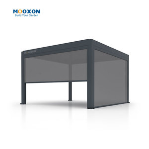 Tende da Esterno Mooxon Oversize con Motore Elettrico Intelligente, Impermeabili, a Rullo, con Protezione Solare Automatica e Zip Screen <span class=keywords><strong>per</strong></span> Pergola - Product Image 4