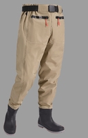 TOPIND Vente en gros Offre Spéciale Wader de taille en nylon avec bottes Simm Wader de taille pour la pêche