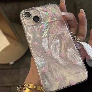 <span class=keywords><strong>Funda</strong></span> para Teléfono INS con Mariposa Rosa para <span class=keywords><strong>iPhone</strong></span> 16 17 Pro Max 14 <span class=keywords><strong>13</strong></span> 12 11, Brillante, con Plumas, Antigolpes, con <span class=keywords><strong>Colgante</strong></span>, Cubierta Trasera para Móvil - Product Image 5