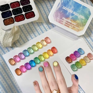 Esmalte de Uñas en Gel de Color Caramelo de Verano, 9 Colores - Gel de Fijación Fuerte, Color Transparente, Se Puede Superponer - Product Image 1