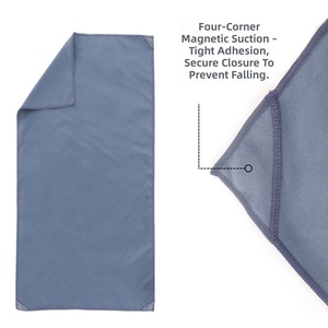 Serviette de bain magnétique d'extérieur à séchage rapide et anti-sable, légère, multi-usages, pour voyage, randonnée, camping, serviette de plage en microfibre magnétique - Product Image 5