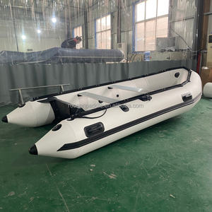 Bote Inflable Popular con Certificado de <span class=keywords><strong>Registro</strong></span> Europeo CE de 4m 5m con Asientos de Aluminio y Aluminio en Color Blanco - Product Image 4