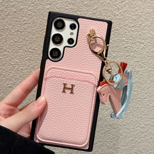 <span class=keywords><strong>เคส</strong></span>โทรศัพท์กันกระแทกแบบบางหนังแท้ดีไซน์หรูหราสำหรับ S25 S24 S23พิเศษพร้อมช่องใส่บัตร - Product Image 4
