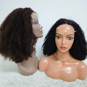 Promoción $90 Letsfly Pelucas Afro Rizadas SDD Sin Pegamento 5x5 con Encaje, Cabello Natural Fácil de Usar 2 #   Pelucas de Cabello Humano de 16 Pulgadas al por Mayor - Product Image 1