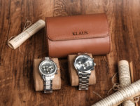 Boîtes Cadeaux avec Logo Personnalisé pour Bracelet de Montre de Voyage en PU pour Hommes