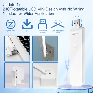 Tuya Cổng Kết Nối Đa Chế Độ USB <span class=keywords><strong>WiFi</strong></span> Thông Minh Hub Không Dây 5.0 Ble + <span class=keywords><strong>ZigBee</strong></span> 3.0 Năng Lượng Thấp Có Dây Thông Minh Kiểm Soát Ứng Dụng Cuộc Sống - Product Image 3