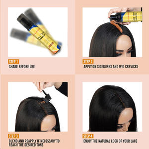 Etiqueta privada Logotipo personalizado Lace Tint Spray 4 tonos Venta al por mayor Lace Tinted Foam <span class=keywords><strong>Mousse</strong></span> 100ml - Product Image 6