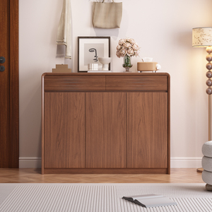 <span class=keywords><strong>Scarpiera</strong></span> da Ingresso di Lusso Ergonomica con Design Regolabile in Altezza, Cerniere a Chiusura Ammortizzata, Finitura Minimalista in Noce di Alta Qualità - Product Image 1