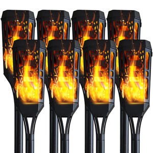 Howlighting mới ngoài trời năng lượng mặt trời dẫn đèn ngọn lửa ngọn đuốc với cảm biến cho sân vườn trang trí mặt đất cắm đèn cảnh quan - Product Image 6