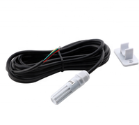 Module de capteur numérique de température et d'humidité AHT10/20/30, interface I2C, câble de connexion de sonde en acier inoxydable à coque blanche