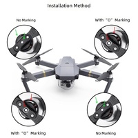 Baling-Baling Lipat Lepas Cepat 8331 Bilah Drone Rendah Kebisingan Suku Cadang Drone Fotografi Udara Kompatibel dengan Mavic Pro