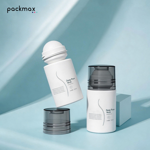 Custom Straight Round 90ml PP Roll-On <b>Bottle</b>-Refillable for Lubricant Lotion, Essential <b>Oil</b>-Cosmetic Packaging - Product Image 2