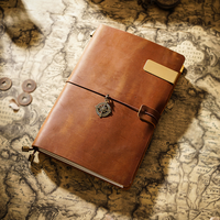 Couverture de carnet TN en cuir de vache véritable vintage 100% faite à la main, carnet de voyage, carnet de croquis, journal, planificateur, reliure à feuilles mobiles