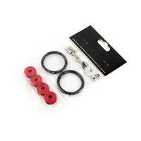 Kit universel d'attaches de pare-chocs à dégagement rapide en aluminium Anneau de boucle d'attache automatique Accessoires de voiture universels