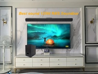 Barre de son haut de gamme 120W Aux Hdmi Led barre de son sans fil avec caisson de basses haut-parleur Bluetooth pour Home cinéma système Tv PC