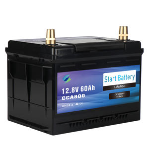 بطارية سيارة مخصصة البحرية للمبتدئين LiFepO4 12v 60ah للسيارة - Product Image 3